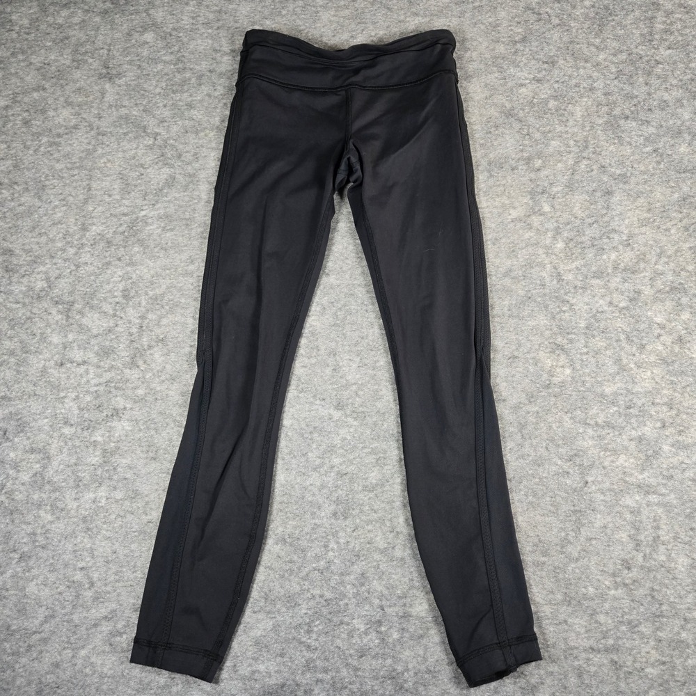 Lululemon Womens Black Run Speed Tight Athletic Leggings 2